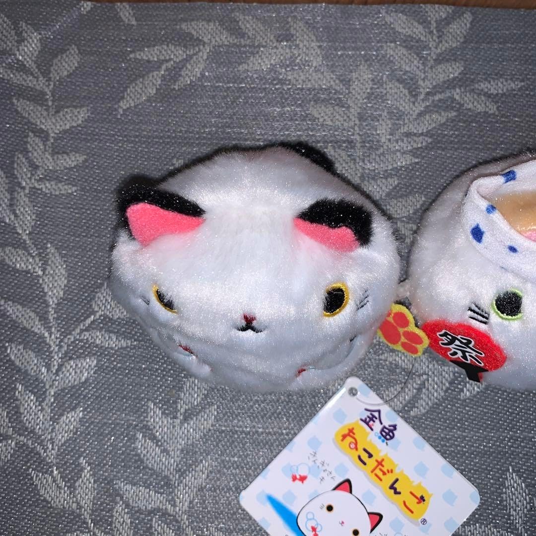 保管品！ねこだんご 2体セット 金魚 祭り　三英貿易 保管品！ねこだんご 2体セット 金魚 祭り 三英貿易